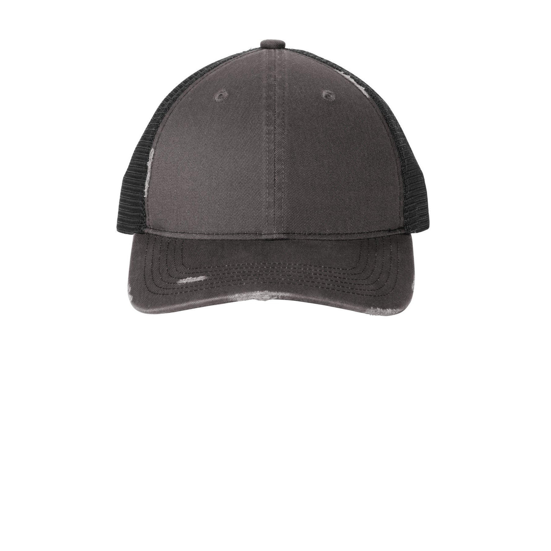 Port Authority-Port Authority® Distressed Mesh Back Cap C600-MedTech-3